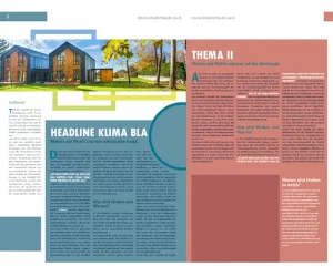 arbeitsbeispiel: grafikdesign layout